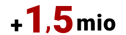 mehr als 1,5 Millionen mehr als 1,5 Millionen