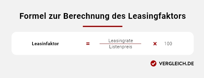 Formel zur Berechnung des Leasingfaktors