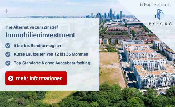 Vergleich.de Empfehlung des Monats: Immobilieninvestment bei Exporo