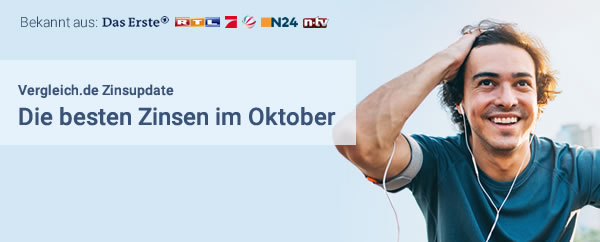 Vergleich.de Zinsupdate Oktober 2017: Die besten Zinsen im Oktober